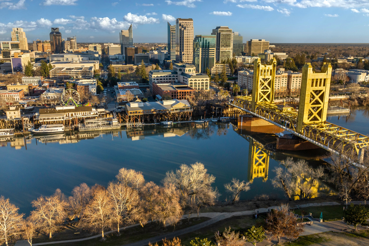 Overhead photo of Sacramento